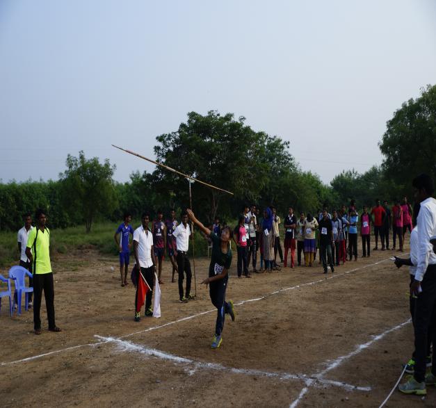 Javelin Throw (Girls) - State Level Intercollegiate Sports Meet Sponsored by The Tamil Nadu Dr. MGR Medical University, Chennai, on 08 - 10 Dec 2017